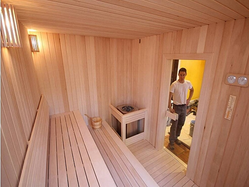 Внутренняя отделка и наружная отделка бани сауны парной 0