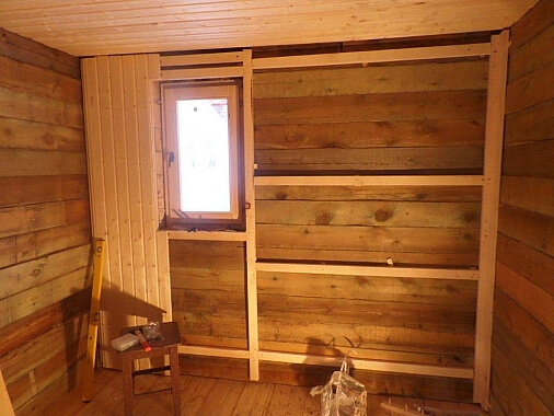 Внутренняя отделка и наружная отделка бани сауны парной 2