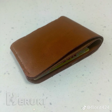 Кошелёк мужской из натуральной кожи ручной работы 2