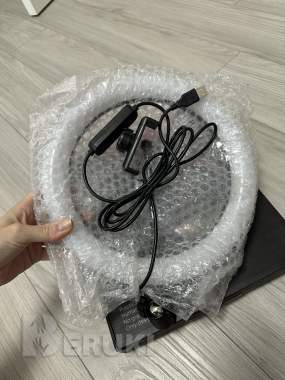 Кольцеваяй лампа rgb led диаметр 26см 2