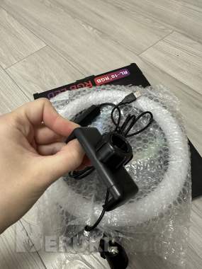 Кольцеваяй лампа rgb led диаметр 26см 3