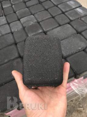 Тротуарная плитка старый город черная 6