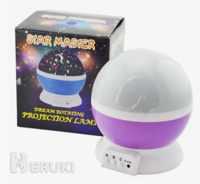 Ночник проектор star master звездное небо со свето 0