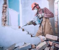 Демонтажные работы. Декоративный камень