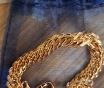 Браслет под золото на руку (бижутерия), новый-2шт