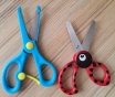 Ножницы детские тупоконечные-2шт, как новые, универсальные
