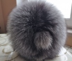 Шапка женская мех чернобурки, р-р 56-58, состояние новой