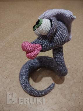 Игрушка змейка в шляпке 1