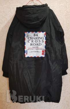 Зимняя двухсторонняя дизайнерская пальто-парка с капюшоном и застежкой-молнией 1