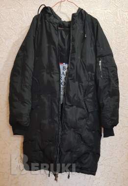 Зимняя двухсторонняя дизайнерская пальто-парка с капюшоном и застежкой-молнией 3