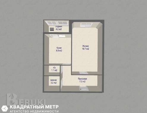 Продам однокомнатную квартиру в аг. Ратомка, минское море. 16