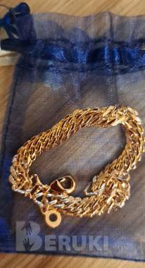 Браслет под золото на руку (бижутерия), новый-2шт 1