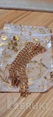 Цепочка-бижутерия, новая под золото, длина-40см 0