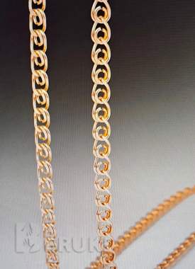 Цепочка-бижутерия, новая под золото, длина-40см 1