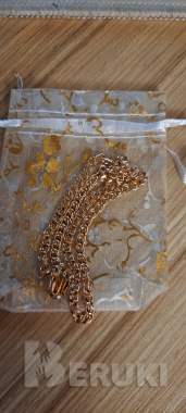 Цепочка-бижутерия, новая под золото, длина-40см 2