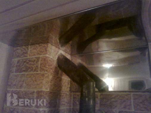 Отражатель в баню из нержавейки. 0