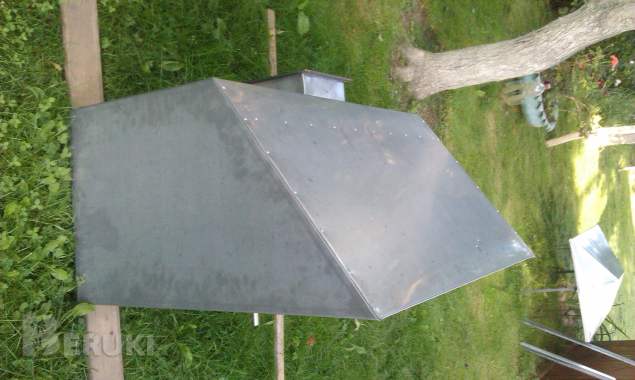 Жироуловители из нержавейки с поддонами и отводом жира 4