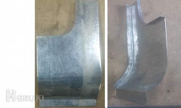 Арки, пороги на авто. Ремонт горловины 6