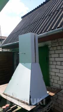 Вытяжной колпак из оцинковки и нержавейки 0