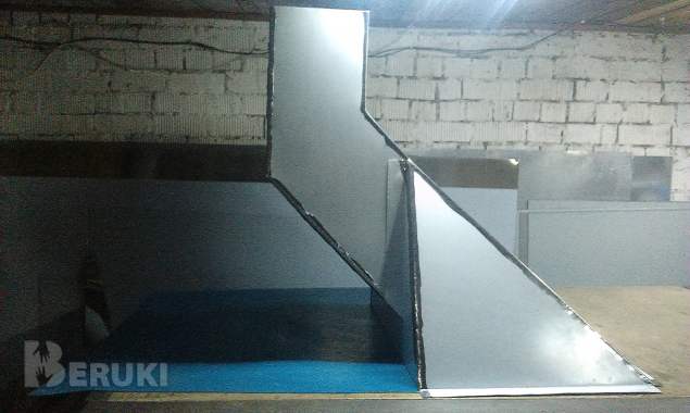 Вытяжной колпак из оцинковки и нержавейки 1