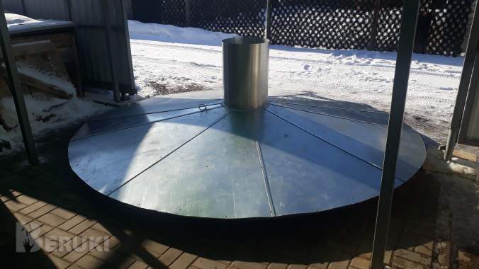 Вытяжной колпак из оцинковки и нержавейки 5