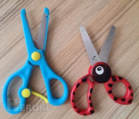 Ножницы детские тупоконечные-2шт, как новые, универсальные 1