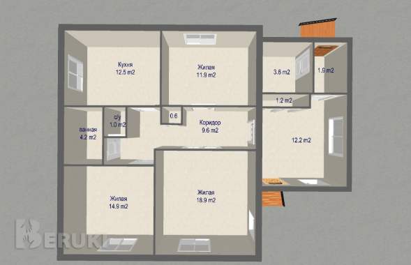 Продается дом в аг турец 35 км от мкад 1