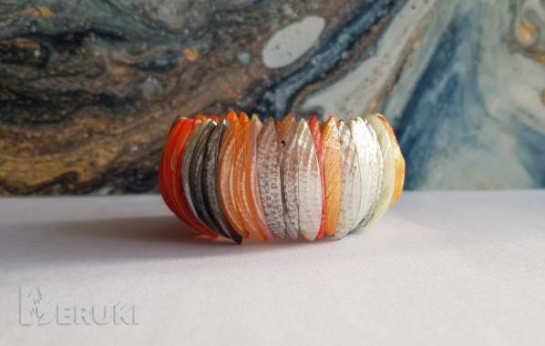 Винтажный браслет из натуральных ракушек в стиле y2k 0