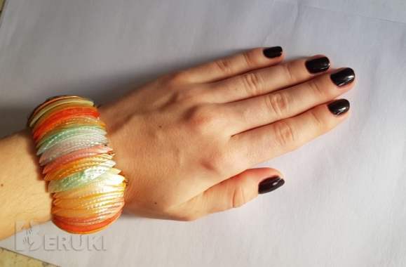 Винтажный браслет из натуральных ракушек в стиле y2k 7