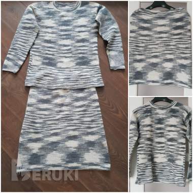 Костюм вязанный, ручная работа