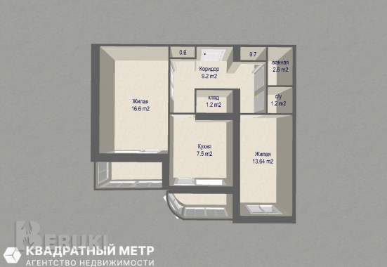 Продается 2-к. Квартира , прямо возле ст. Метро фрунзенская на ул. М. Танка 27