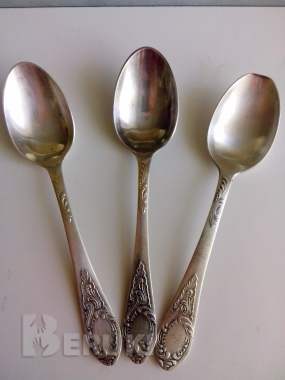 Ложки чайные мельхиоровые мнц 0