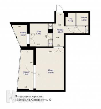 Уникальная однокомнатная квартира в 10 минутах от метро 28