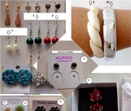 Серьги разные и браслеты