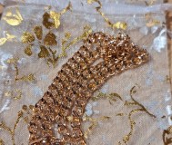 Цепочка-бижутерия, новая под золото, длина-40см