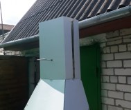 Вытяжной колпак из оцинковки и нержавейки