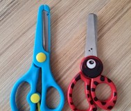 Ножницы детские тупоконечные-2шт, как новые, универсальные