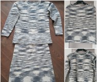 Костюм вязанный, ручная работа