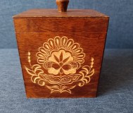 Винтажная деревянная шкатулка ссср.