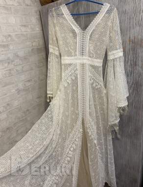 Свадебное платье в стиле бохо 0