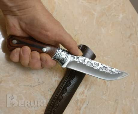 Новый кованый нож Якут 2