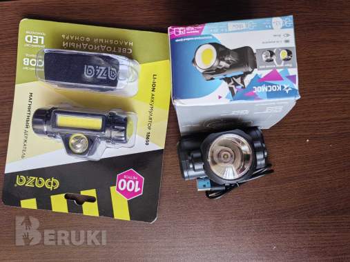 Фонарик налобный с usb зарядкой 3