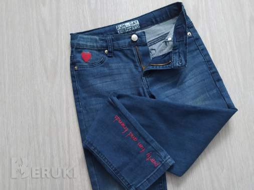 Джинсы FanDay на 10лет/140см (как новые) 2