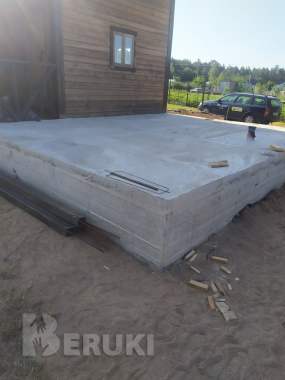 Фундамент армопояс отмостка 4