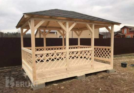 Беседки зоны барбекю 0