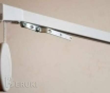 Алюминиевый карниз для штор с мотором 3