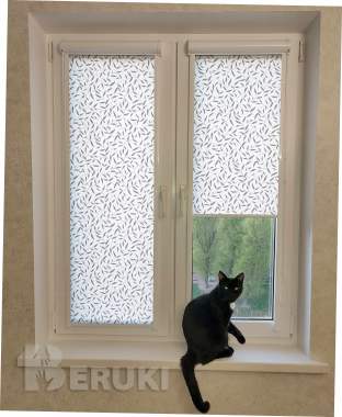 Рулонные шторы с мотором и ручным управлением 4