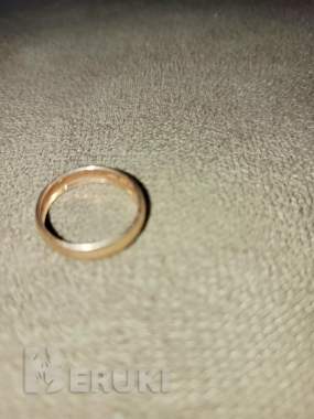 Кольцо золотое обручальное 2