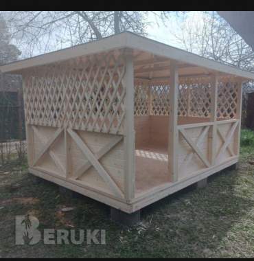 Беседки зоны барбекю 4