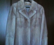 Полушубок из голубой норки. 